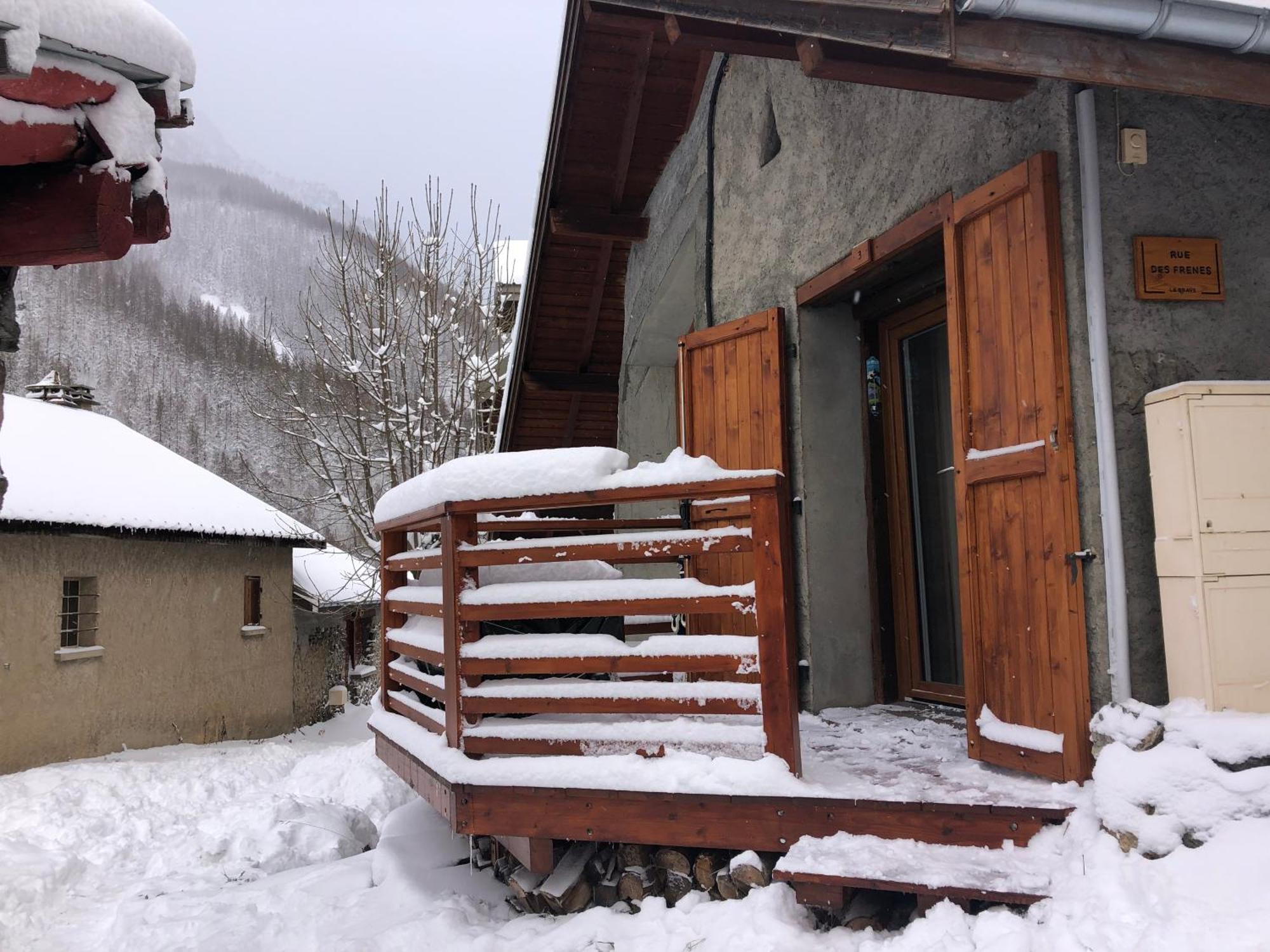 Mon Roc - Maison De Montagne Atypique Avec Vue La Grave Exteriör bild