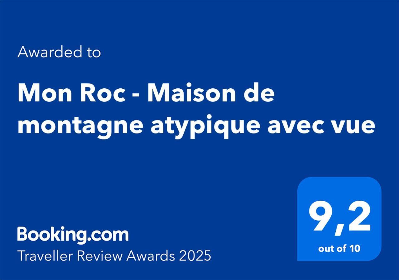 Mon Roc - Maison De Montagne Atypique Avec Vue La Grave Exteriör bild